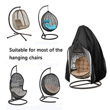 TIEMORE Fodera per Sedia a Sdraio appesa, Protezione Antipolvere per Sedia a Dondolo Impermeabile Leggera e Resistente con Cerniera (190 * 115 cm)