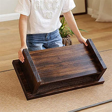 Tavolo da picnic all'aperto Tavolino Tavolino Tavolini Tatami Giapponese Tatami Tavolo da esterno Picnic Capacità di carico 230kg (Colore, Brown, Dimensioni, 60 * 35 * 20 cm), Brown, 80 * 39 * 28 cm B