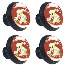 Caramelle di Halloween 4 PCS Pomelli per Porta, Pomolo per Mobile, Pomelli per Mobili con Viti, Maniglia per Armadietto, Pomelli per Porta, Pomelli per Cassetti per Porta, Armadio, Cassetto e Credenza