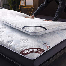 HUATAN Materasso Tatami Futon Futon Giapponese per Letto, Spugna Morbido Materasso Traspirante tappetini Coprimaterasso Imbottitura Fiocco per Il Campeggio Domestico,B,90 * 200cm/35 * 79inch