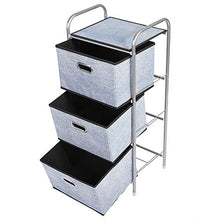 Rehomy 3 ripiani in tessuto per armadio, armadio, armadio, collezione per casa, camera da letto, armadio