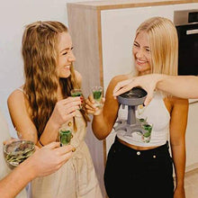 LHDD - Dispenser e porta bicchierini da 6 pezzi per riempire liquidi, mini erogatori di birra, dispenser per bar, dispenser per cocktail (senza bicchieri), grigio
