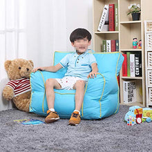 Divano Sofa Lazy Couch Tatami Bean Bag Kindergarten Mobili per Bambini per Soggiorno e Ufficio (Color : Blue, Size : 73 * 63 * 57CM)