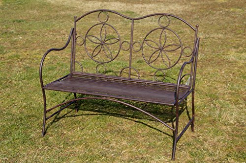 Esclusiva Panca da giardino Cielo, seduta ergonomica, Sella in un nuovo design e molto stabile in metallo