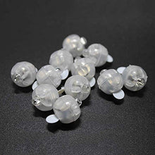 ARTFFEL Vola 200pcs della Sfera Rotonda della Luce Tumbler Balloon luci LED for la Lanterna di Carta Wedding Party Decoration (Bianco + Blu) .Compleanno