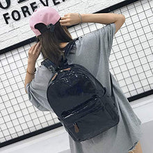 SUPYINI Zaino olografico da donna, zaino geometrico, borsa a tracolla riflettente flash, zaino alla moda con borsa laser unisex