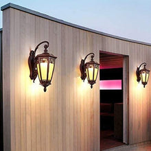 N / A squisita Illuminazione Luce Parete del Giardino Impermeabile Cirrodor Gazebo Garden Villa Garden Illuminazione Staffa Alluminio Vetro Porta Portello Modellato E27 Testa