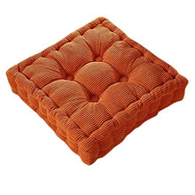 Fenteer Set di 2 Cuscinetti Quadrati per Cuscino del Divano per Casa, Ufficio, Picnic, Rosa Arancione E Rossa