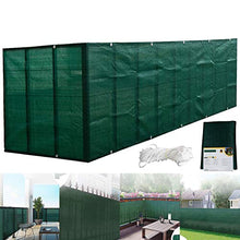 Rete Frangivista, Copertura per Ringhiere, Tessuto Ombreggiante Verde Scuro, Pannello Frangivista Giardino, HDPE Protezione Solare Frangivista Recinzione Frangivento,1x3m