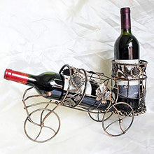 LHQ-HQ cremagliera europea del vino, arte di ferro, supporto di bottiglia di vino, bronzo, vite auto in ferro battuto, Wine Rack di esposizione del supporto in dispensa Cantina Cucina Soggiorno Standi