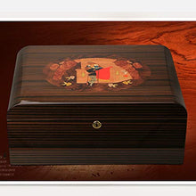 Liang Yu Umidificatori for sigari - Contenitore for sigari Umidificatore for sigari in Legno di sigari in Legno di Cedro Dimensioni: 370x275x160mm Cedro Spagnolo Contenitore di immagazzinaggio