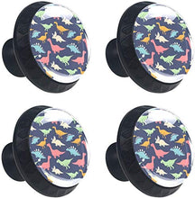 Tigre di strisce di pelle animale modello Pomelli per Porta Set di 4 Pomelli per Mobili Manopole per Cassetti Cucina Armadio Vetro