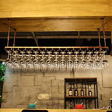 JHGJBJ Bronzo Titolari Calici/Bottiglia di Vino, Appendiabiti Tazze Decorazioni for La Casa E La Cucina Bar, Regolabile Altezza: 30-60 Cm (Size : 120 * 35cm)