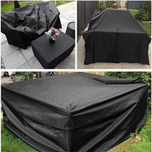 YULIAN Giardino Mobili da Giardino Copertura 180 × 120 × 74 cm, Terrazza Connessione per mobili Impostazione Impermeabile, Terrazza Napports Alta Prestazione Copertura Alimentari Alloggiata.