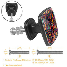Musica di sottofondo 4 PCS Pomelli per Porta, Pomolo per Mobile, Pomelli per Mobili con Viti, Maniglia per Armadietto, Pomelli per Porta, Pomelli per Cassetti per Porta, Armadio, Cassetto e Credenza