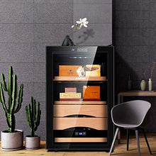 Xing Hua home Umidificatori Humidor Frigorifero Monoporta A Temperatura Costante Armadio per Sigari A Temperatura E umidità Costanti Armadio Idratante umidità Regolabile Ripiano in Legno di Cedro