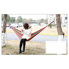 Yardwe Amaca Altalena Amaca Amaca all'aperto Multifunzionale per Campeggio Viaggi 280x80cm (Rosso)