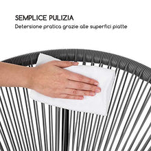 blumfeldt Roqueta Chair - Sedia a Dondolo, Design retrò, Copertura Realizzata A Rete da 4 mm, Materiale: Acciaio Verniciato a Polvere, Resistente agli Agenti Atmosferici, Grigio