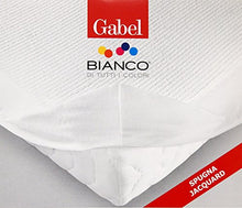 Coprimaterasso MATRIMONIALE in spugna JACQUARD GABEL Bonne Nuit bianco