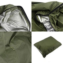 Borsa per cuscini imbottiti, impermeabile, da giardino, con maniglia, in poliestere 210D, per cuscini decorativi natalizi (173 x 76 x 51 cm, verde)