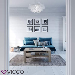 Vicco Tavolino da divano Tavolino da salotto Sonoma Con ripiano Tavolino Divano
