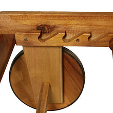 Outsunny Sdraio da Giardino con Schienale Regolabile con Ruote Balcone in Legno di Acacia 198x60x88/80/69/45cm