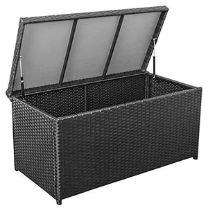 XLLLL Scatola di Immagazzinaggio del Giardino della Bici Starplast Impermeabile Esterna Banco Plastica Piattaforma Patio per Qualsiasi Tempo Mobilia Contenitore