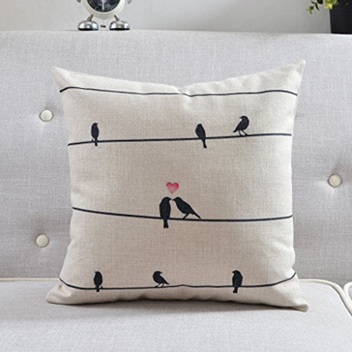 MEILING Nordic Minimalista Cuscini del Divano Cotone Lino Guanciale Cuscini Decorativi (Colore : 53cm-Without A Core)