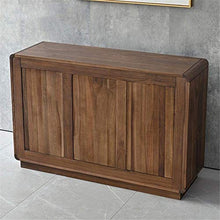 HLZY Armadio Laterale Accento, armadi da Cucina Black Walnut Buffet Armadio Server Console Table Ingresso Bagagli Cabinet Doors Mobile Bar Soggiorno-Pranzo
