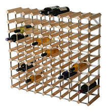 RTA 81 Bottiglia tradizionale vino Rack-Kit-Natural Pine (FSC), legno, 91 x 81 x 23
