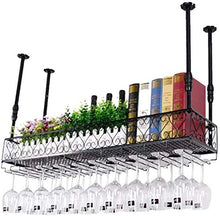 Scaffali galleggianti per unità da bar Scaffali per vino a parete, portabicchieri da vino sospesi Portabottiglie rustico per vino Scaffale multifunzione Scaffali multifunzione Applicazione decorazione