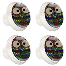 Maniglie per cassetti Manopole per cassetti Manopole rotonde Confezione da 4 per armadietto, cassetti, cassettiere, cassettiere ecc - Gufo