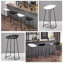Sgabelli da Bar Iron Art, Sedie da Pranzo da Cucina Seggioloni da banco Sedile in PP Ecologico per bancone, Cucina, casa, Ristorante Carico Massimo 150 kg