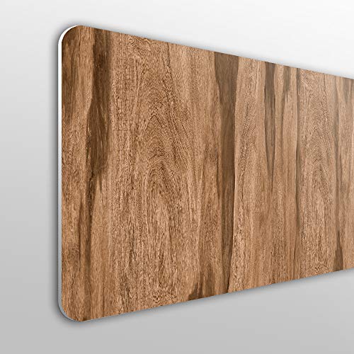 Megadecor- Testiera per letto in PVC, spessore 10mm, decorativa, economica, struttura con assi in legno di quercia, diverse misure