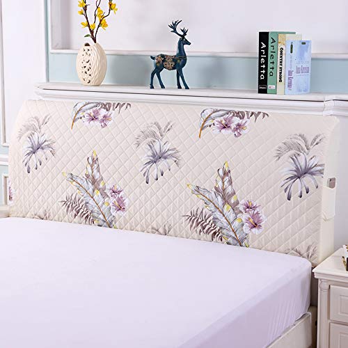 Copri Testata Letto Matrimoniale Elastica Fodera Elastica Protezione Peluche Testata Addensare Elastico All-inclusive Coperchio Europeo Soft Cover Lavabile Testata Letto,Color9-180 * 60cm