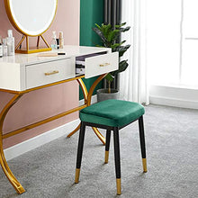 Vanity Benches Sgabello per Piano in Metallo per Bagno, Sgabelli per Il Trucco, Sgabello Rotondo Moderna per Trucco, capacità 150 kg, Montaggio Facile, 39x45x29cm