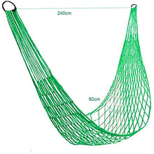GUOXIANG Amaca da appendere, 240 x 80 cm, in rete di nylon, per interni ed esterni, robusta amaca in rete, per campeggio, giardino