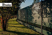 Bradas 0285 - Nastro per recinzione, 19 cm x 35 m, colore: Antracite
