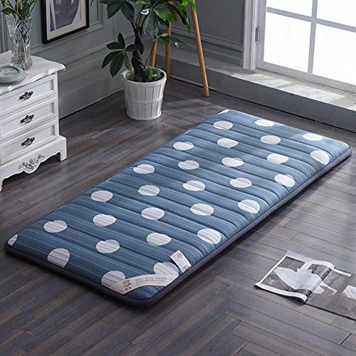 Z&HA Piano Materasso Futon, Full Doppia Queen Size Mattress Pad Topper Antiscivolo Roll Up Traspirante Tradizionale Giapponese Tatami-Camel-Twin,D,90x200cm