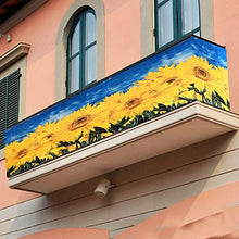 YUNSHAO Recinzione Copertura per Balcone Protezione della Privacy Schermo in Polyster Senza Viti Permeabile per Estate ed Inverno Opaco,90 x 500cm