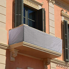 YUNSHAO Recinzione Copertura per Balcone Protezione della Privacy Schermo in Polyster Senza Viti Permeabile per Estate ed Inverno Opaco,90 x 500cm