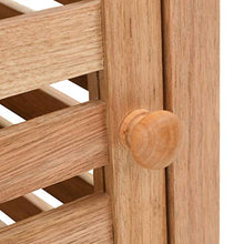 FAMIROSA Armadietto da Bagno in Legno Massello di Noce 39,5x35,5x86 cm
