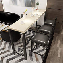 XHCP Mobili per Soggiorno Sgabelli Sedia in Metallo di Design con Schienale Mobili Sgabello da Bar Casa Cucina Creativa Pub Sgabello Alto da Bar Sedile in Ecopelle Resistente - Nero - [