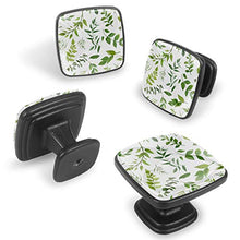 Diversi alberi di eucalipto palm fern Pomelli per Porta Set di 4 Pomelli per Mobili Manopole per Cassetti Cucina Armadio Vetro