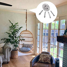 DriSubt - Gancio da soffitto per sedia a dondolo in acciaio inox, per appendere la sedia a dondolo e dondolo, per dondolo o per dondolo
