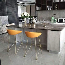 LKLXJ Sgabelli da Bar-sedie da Bar Alte Set di 2-Sgabello Bar Industrial Altezza del Contatore 65cm,Nero Bianco Geometria Cornice Metallica,con Schienali Bassi,Sedile Morbido PU