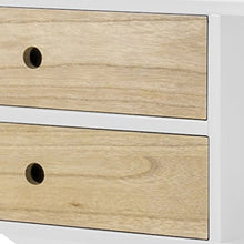 TENZO Pagina credenza, Legno, Bianco/Legno