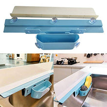 Homeriy Paraspruzzi per Lavello Paraspruzzi Deflettore Antispruzzo Cestello Scolapiatti Rimovibile per Bagno Cucina