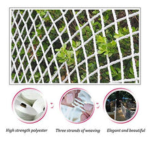 XXN Rete di Sicurezza,Recinzione Rete da Carico Giardino Pianta Ostacolo Obiettivo Backstop Rete Ringhiera Terrazza Balcone Scale Protezione Anticaduta per Bambini Pet Stop Palla Rete Carbone Bianco