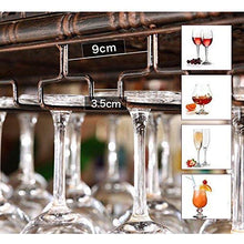 ZLJ Portabottiglie Portabottiglie Portabottiglie Arte Sottosopra Home Bar Portabottiglie da Parete Lunghezza 80 cm Larghezza 35 cm Bronzo Antico